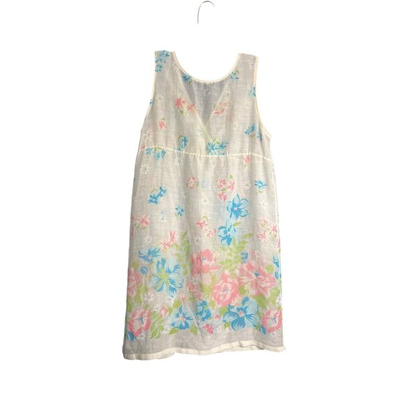 Vintage Sheer Floral Nightgown Dress - Picture 2 of 5